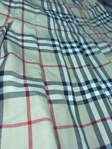 Burberry Inspired Checks Pleated Skirt