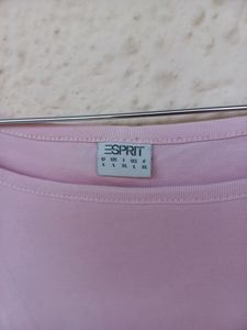Light Pink Boat Neck Tshirt