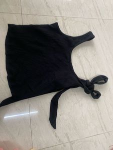 Black tank top