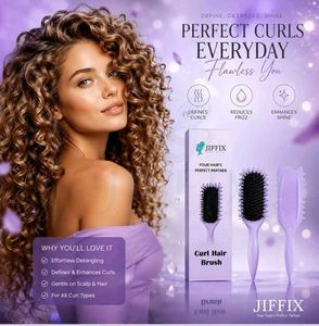 Jiffix Curl Hair Brush for Women &amp; Men