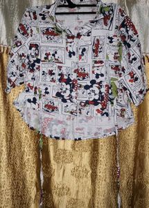 cotton blend crop top