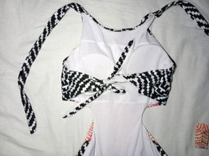 Knot Front Cut One Piece/ Swimsuit/ Beach Party 🔥