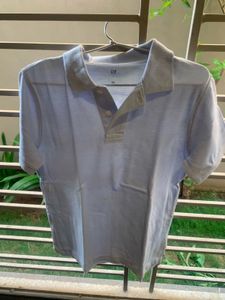 GAP Men's Light Blue Polo Shirt