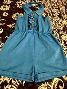 Cute Denim Romper for Girls