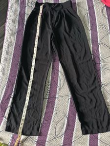 Black Wide Leg Trousers
