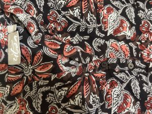 Kalamkari Style Floral Short Kurti