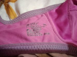 Pink Satin Bra