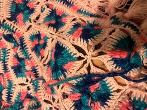 Handmade Crochet poncho for girl