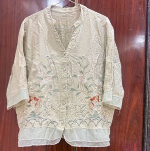 Embroidered Kurta coord set