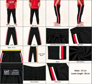 Zara TRF Black Unisex Pant