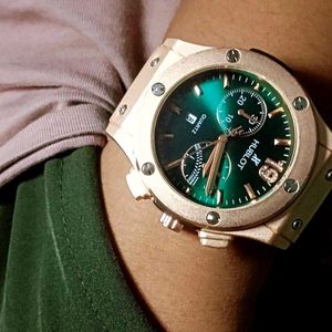 Hublot Quartz Green Dial Watch