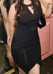 Chic Black Halter Neck Dress (Maddie Vibes)