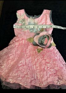 Stunning Lace Flower Dress