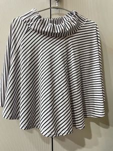 Striped Asymmetrical Tunic Top