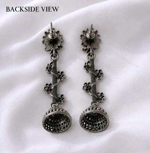 Peacock Design Jhumka Earrings