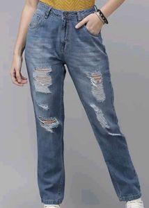 Boyfriend fit mid-range Jeans