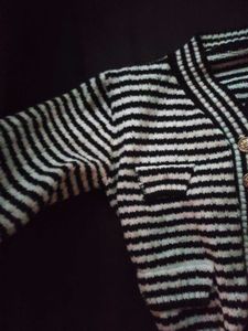 Striped Knit Cardigan