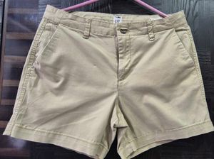 Beige Cotton Chino Shorts – Classic GAP