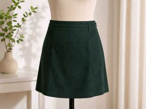 Emerald Green Mini Skirt