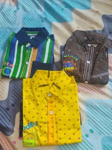Boys' Casual Shirts - Pack of 3