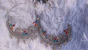 Oxidised Earrings Peacock 🦚 Pack Of 2