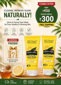 Bio Fresh Citron &amp; Honey Face Wash (1 Packs)