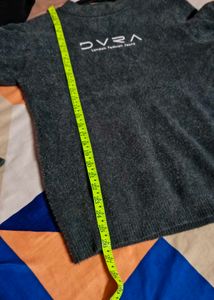 women charcoal grey sweater