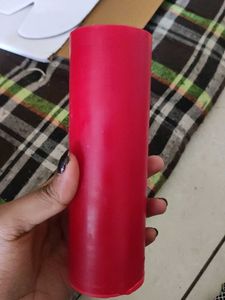 Decorative scented Red Pillar Candle