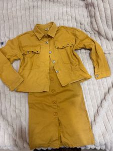 Mustard Yellow Co-ord Set