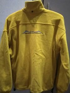 Yellow Fleece Zip-Up