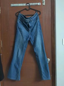 Blue Denim Flare Jeans