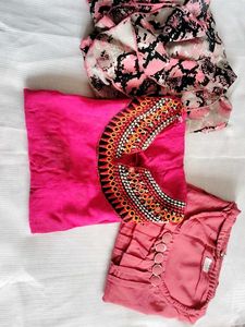 🎀 Combo Set Of 3 Ethnic Tops 😍