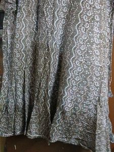 Embroidered Brown Kurta