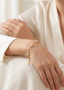 Elegant Pearl Beaded Bracelet