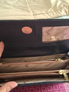 Wrangler Navy blue Croc Wallet