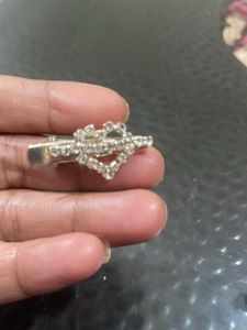 Heart Rhinestone Hair Clips