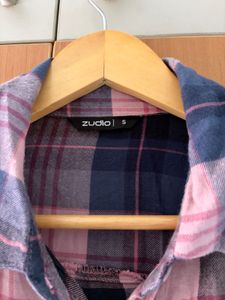 Plaid Cropped Shirt