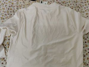 White Ruched Crop Top