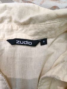 Stylish Cropped Linen Shirt