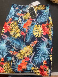ELLE Tropical Floral Printed Skirt