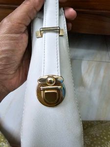 Chic White Shoulder Bag