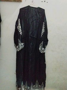 Zara Slik Floor Lanth Gown With Thread Work