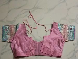 GentlyUsed Designer PinkEmbroideredBlouse- 36"Bus