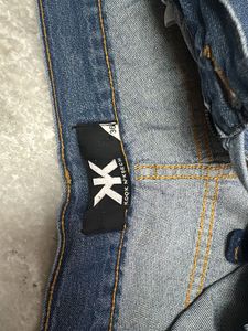 Blue Distressed Denim Jeans