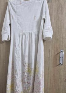 White Embroidered Kurta