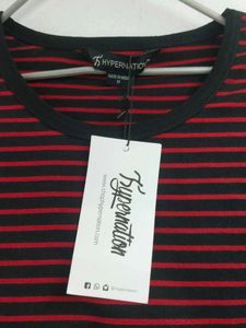 Men's Striped Long Sleeve Tunic Top