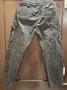 Vintage Style Cargo Pants Low Waist