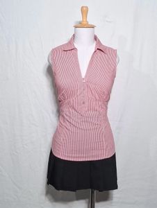 Striped Sleeveless Top