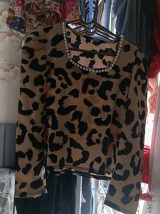 Leopard Print Top
