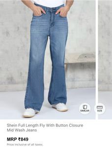 High-Waisted Flared Jeans